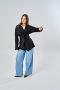 Sabbia Linin Warped Blouse