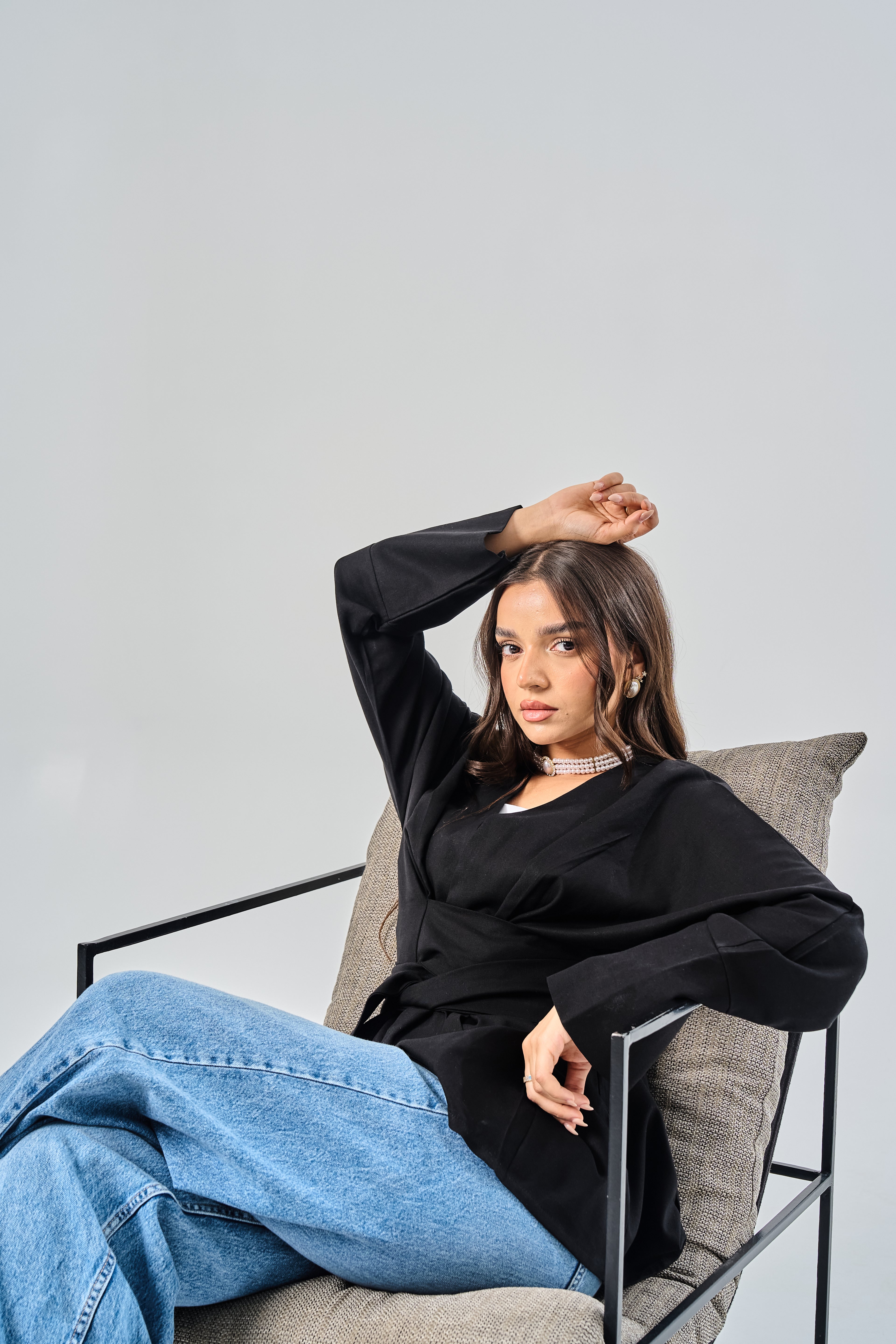 Sabbia Linin Warped Blouse